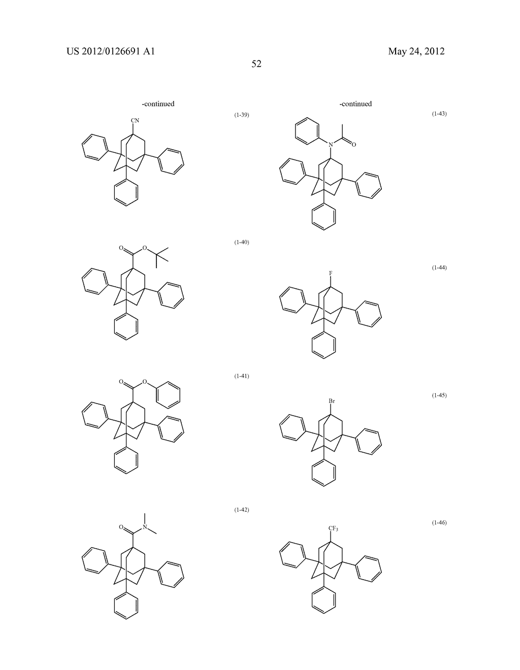 ORGANIC ELECTROLUMINESCENCE DEVICE - diagram, schematic, and image 54