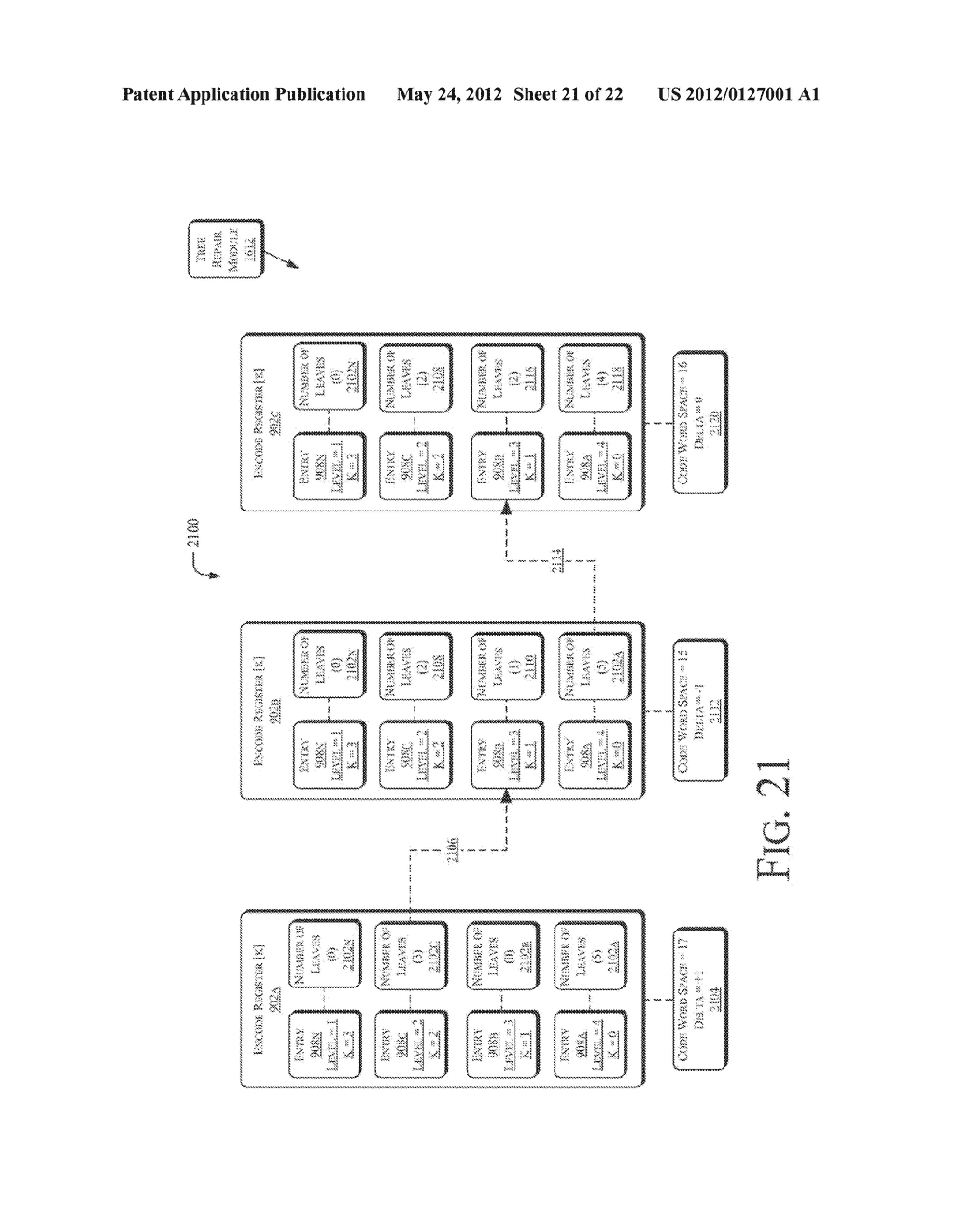 Assigning Codes to and Repairing Huffman Trees - diagram, schematic, and image 22