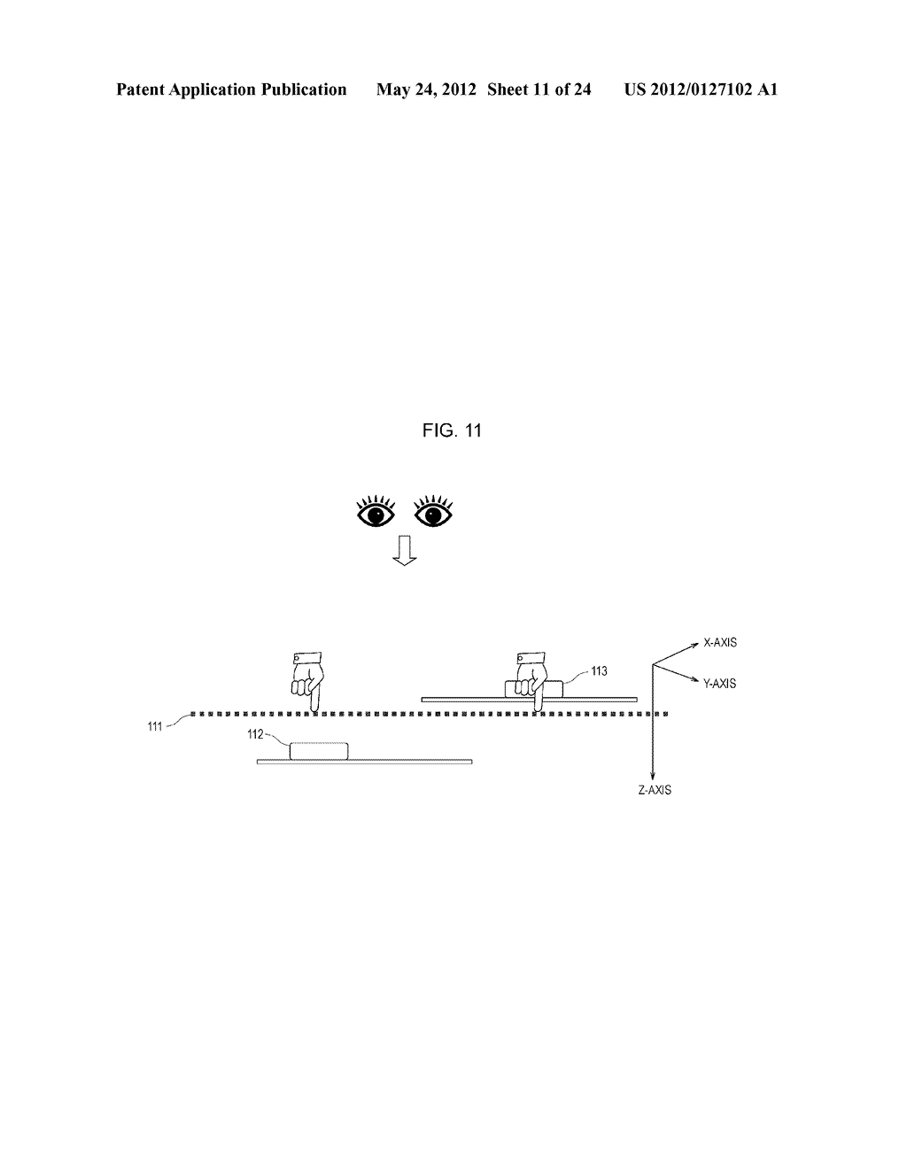 MOVING AN OBJECT BY DRAG OPERATION ON A TOUCH PANEL - diagram, schematic, and image 12