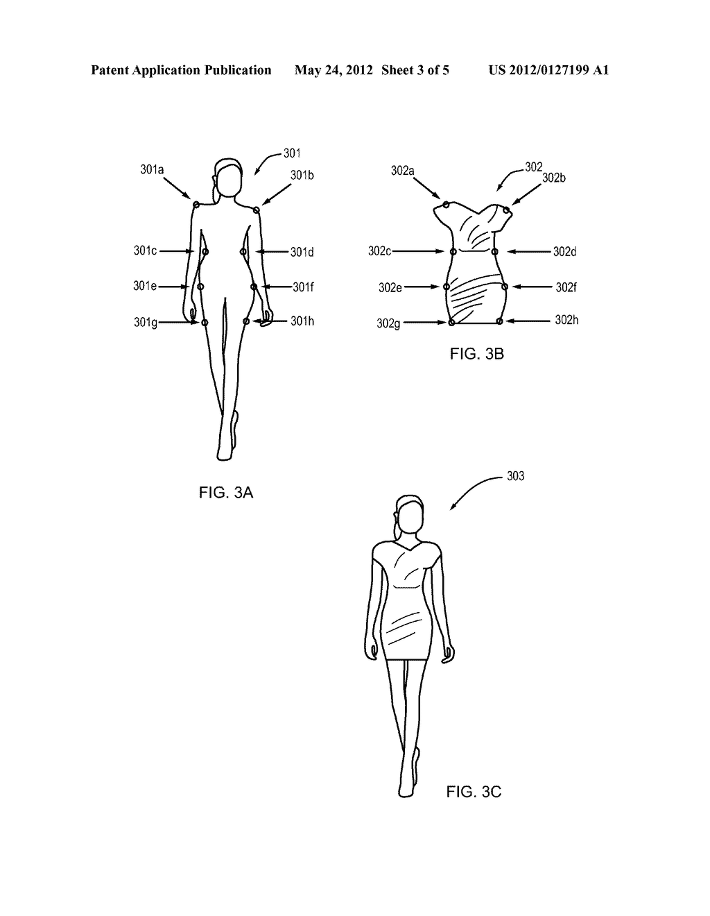 METHOD AND SYSTEM FOR SIMULATING SUPERIMPOSITION OF A NON-LINEARLY     STRETCHABLE OBJECT UPON A BASE OBJECT USING REPRESENTATIVE IMAGES - diagram, schematic, and image 04