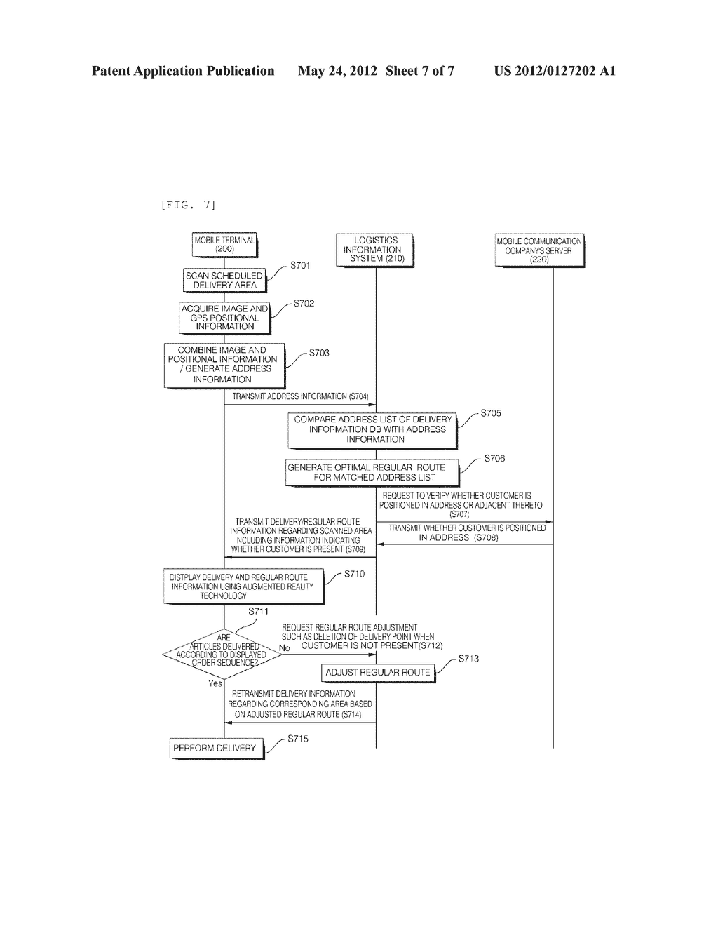 SYSTEM AND METHOD FOR PROVIDING DELIVERY INFORMATION - diagram, schematic, and image 08
