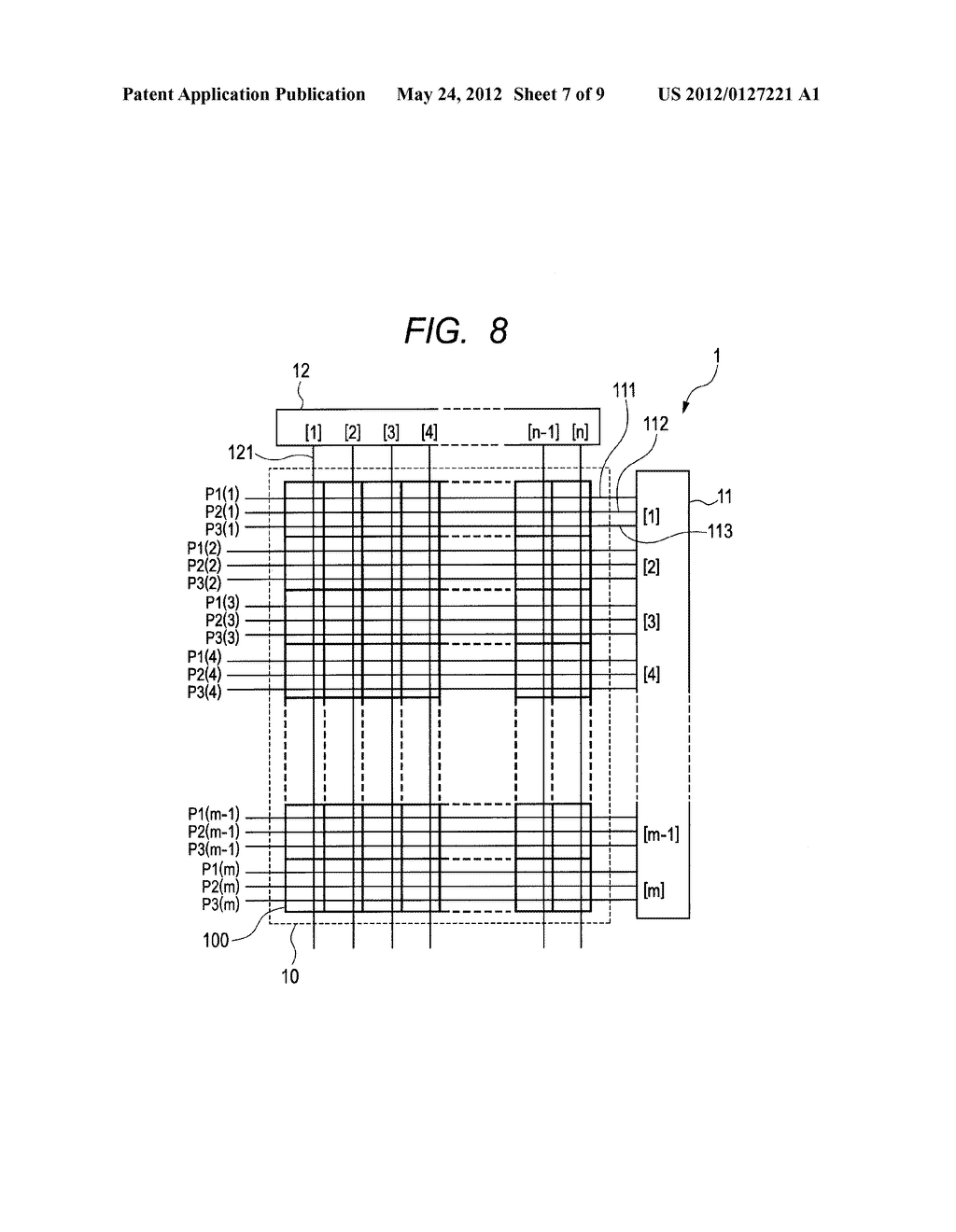 ORGANIC ELECTROLUMINESCENCE DISPLAYING APPARATUS - diagram, schematic, and image 08