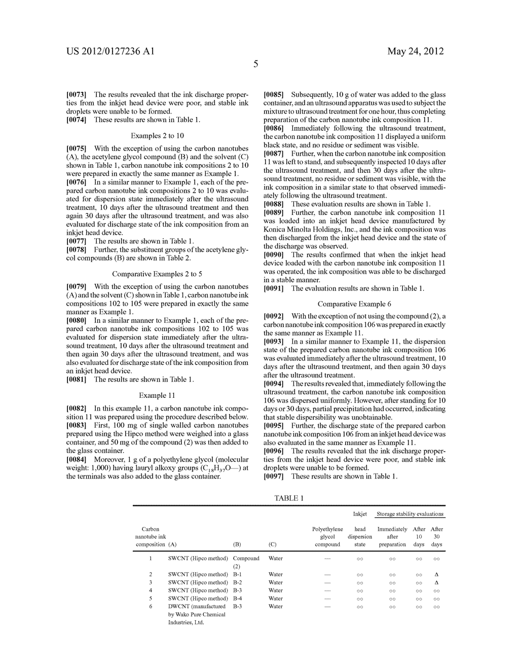 CARBON NANOTUBE INK COMPOSITION - diagram, schematic, and image 06