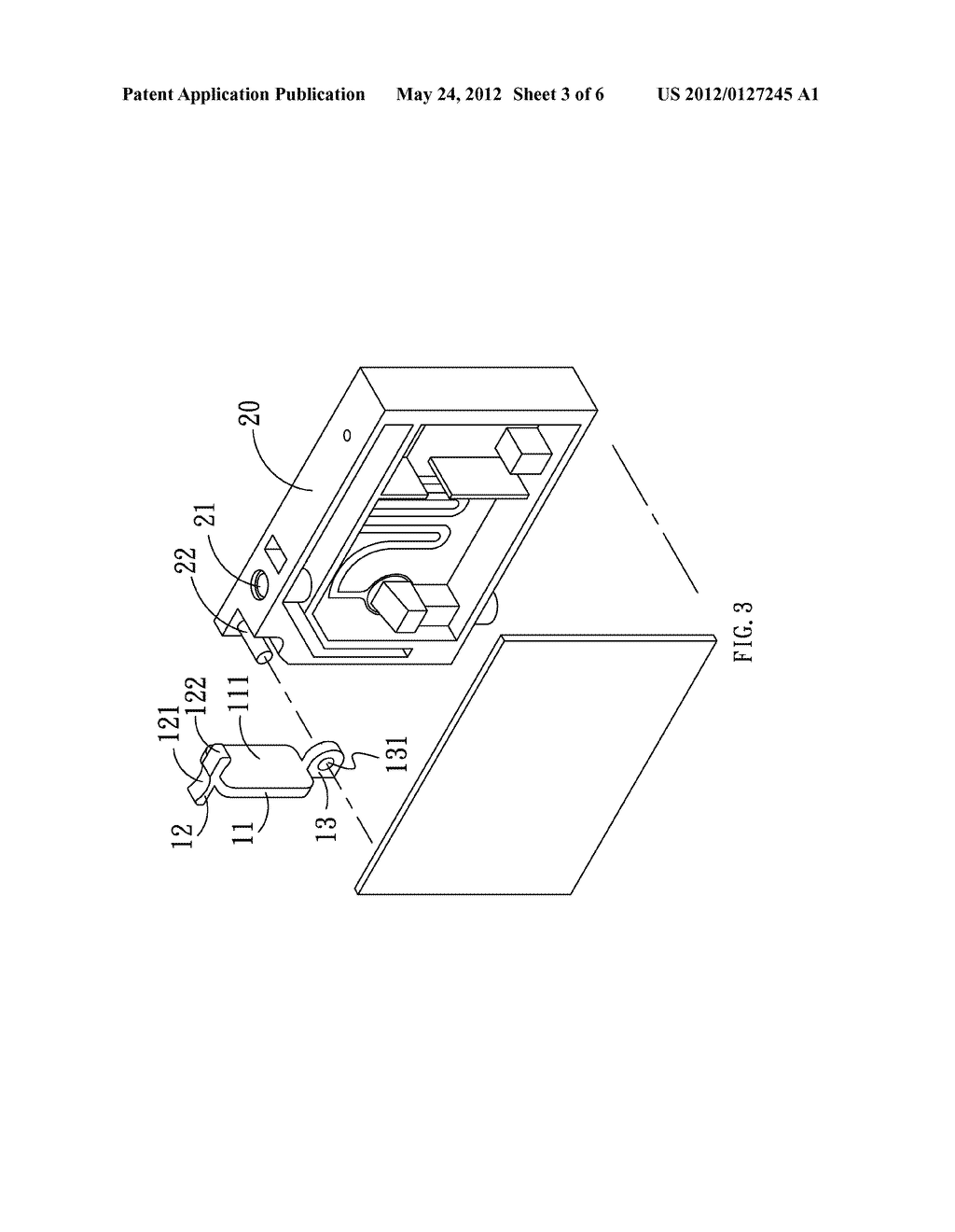 Pivot cover structure for ink cartridge - diagram, schematic, and image 04