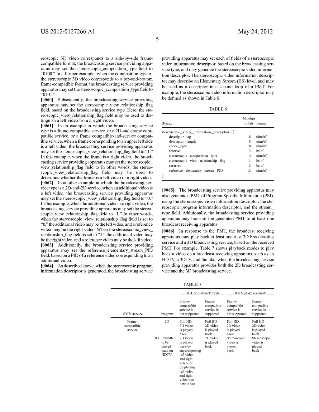 METHOD AND APPARATUS FOR PROVIDING STEREOSCOPIC 3D BROADCASTING SERVICE     COMPATIBLE WITH HD BROADCASTING SERVICE - diagram, schematic, and image 09