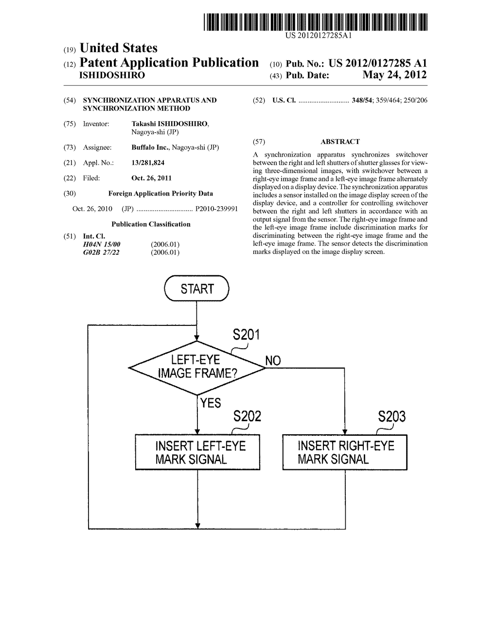 SYNCHRONIZATION APPARATUS AND SYNCHRONIZATION METHOD - diagram, schematic, and image 01