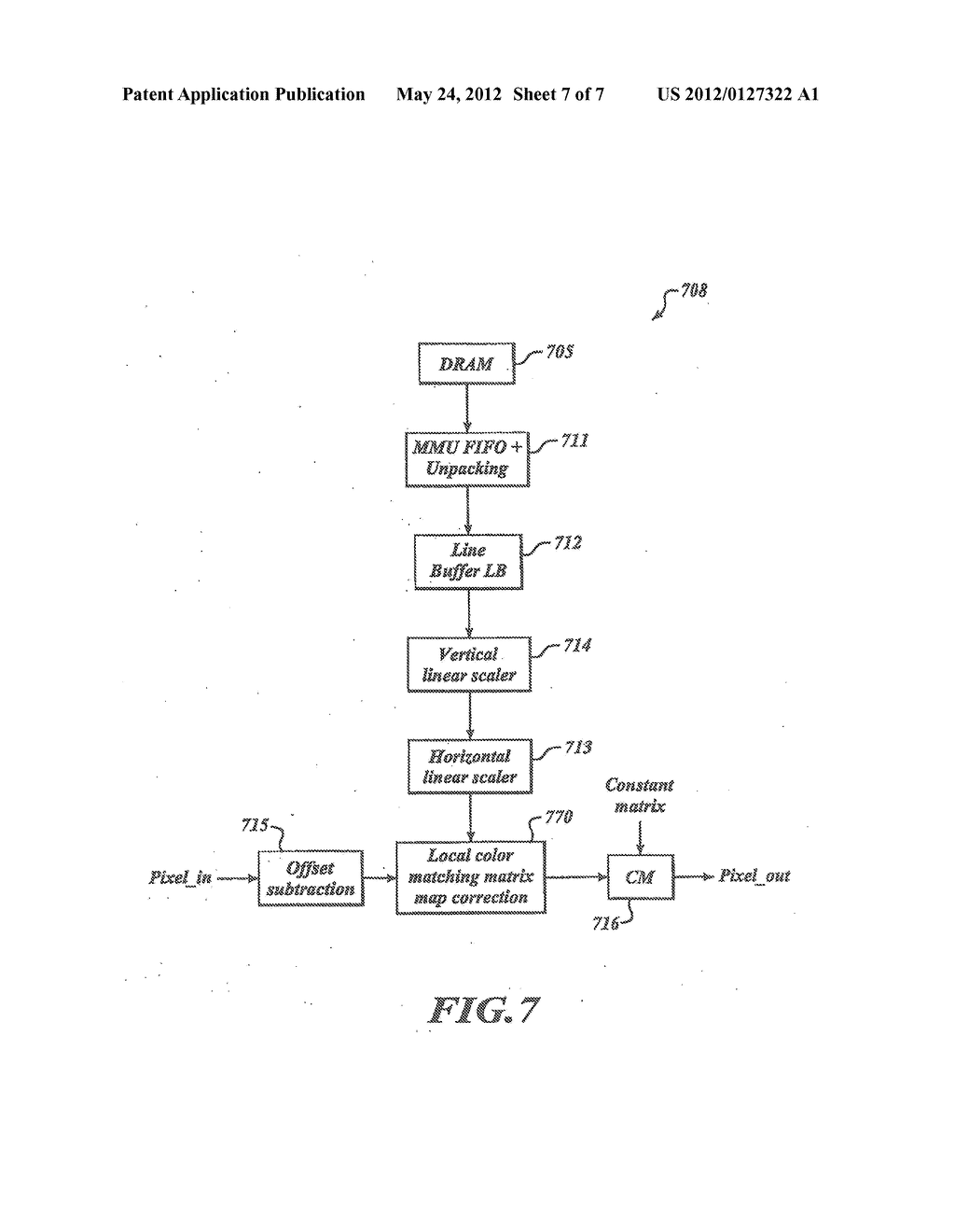 APPARATUS, METHOD, AND MANUFACTURE FOR CORRECTING COLOR SHADING IN CMOS     IMAGE SENSORS - diagram, schematic, and image 08