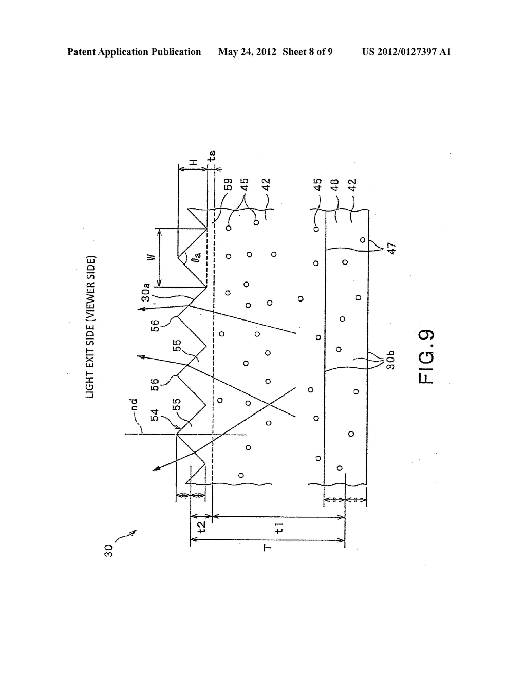 LIGHT GUIDE PLATE, METHOD FOR PRODUCING LIGHT GUIDE PLATE, SURFACE LIGHT     SOURCE DEVICE, AND LIQUID CRYSTAL DISPLAY DEVICE - diagram, schematic, and image 09