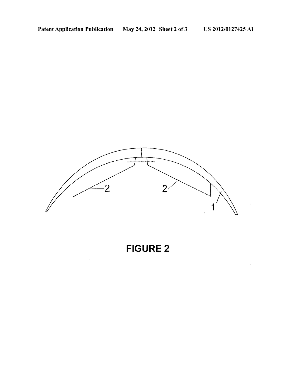 ONE-PIECE LENS WITH SURPLUS INNER OPTICAL MATERIAL - diagram, schematic, and image 03