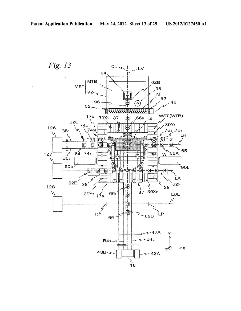 MOVABLE BODY DRIVE METHOD AND MOVABLE BODY DRIVE SYSTEM, AND PATTERN     FORMATION METHOD AND PATTERN FORMATION APPARATUS - diagram, schematic, and image 14