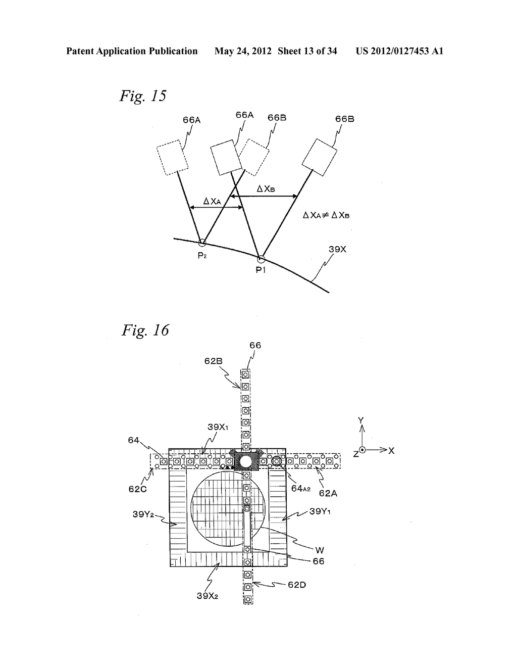 MOVABLE BODY DRIVE METHOD AND MOVABLE BODY DRIVE SYSTEM, PATTERN FORMATION     METHOD AND APPARATUS, EXPOSURE METHOD AND APPARATUS, DEVICE MANUFACTURING     METHOD, AND CALIBRATION METHOD - diagram, schematic, and image 14