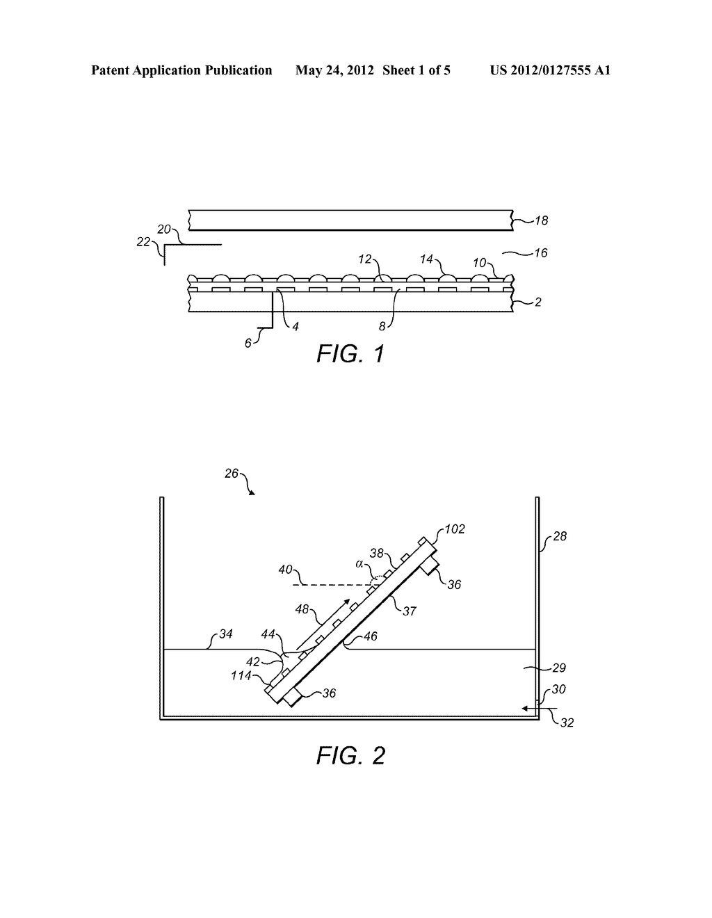 METHOD OF MANUFACTURING AN OPTICAL DISPLAY - diagram, schematic, and image 02