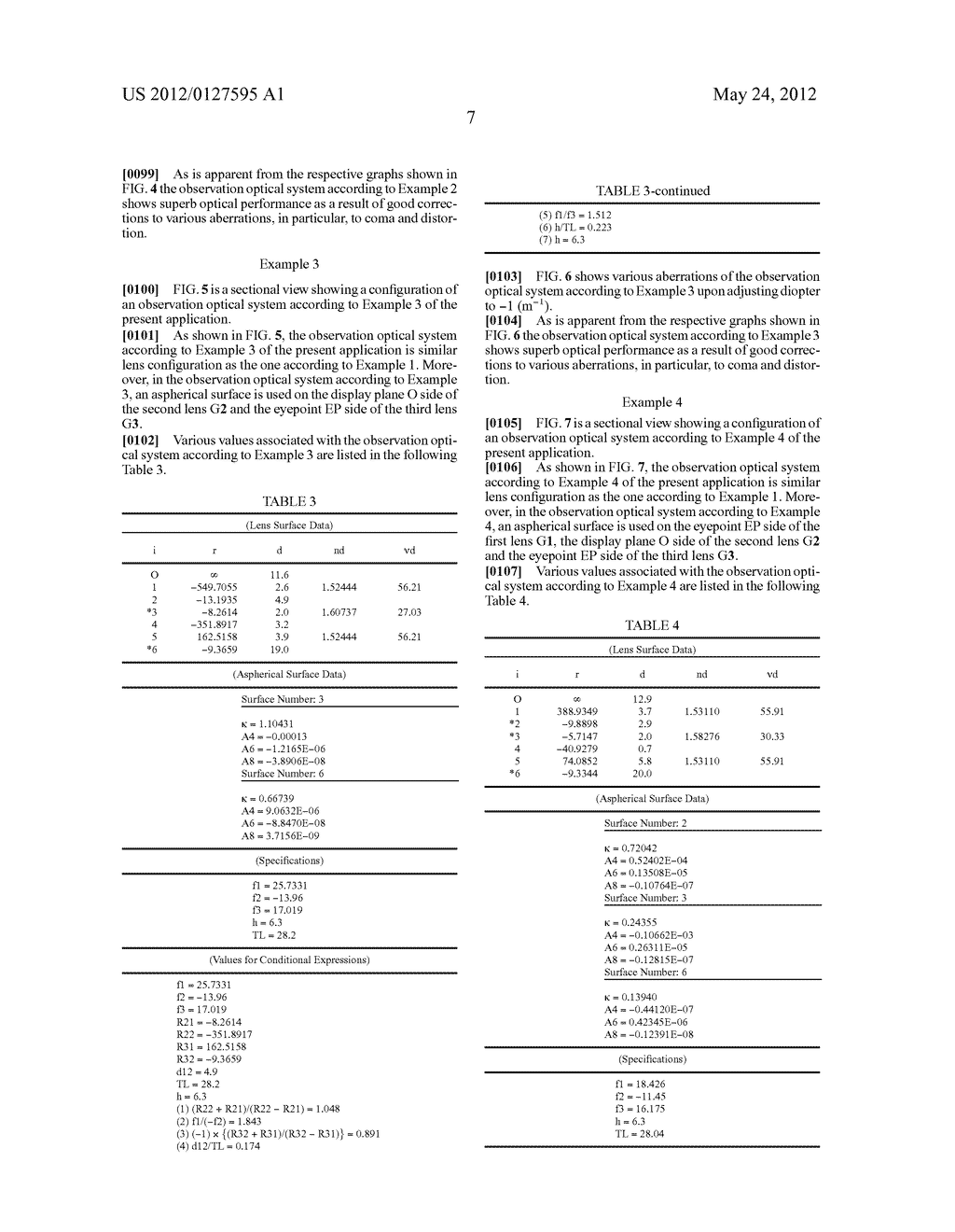 OBSERVATION OPTICAL SYSTEM, VIEWFINDER EQUIPPED WITH OBSERVATION OPTICAL     SYSTEM AND METHOD FOR MANUFACTURING OBSERVATION OPTICAL SYSTEM - diagram, schematic, and image 20