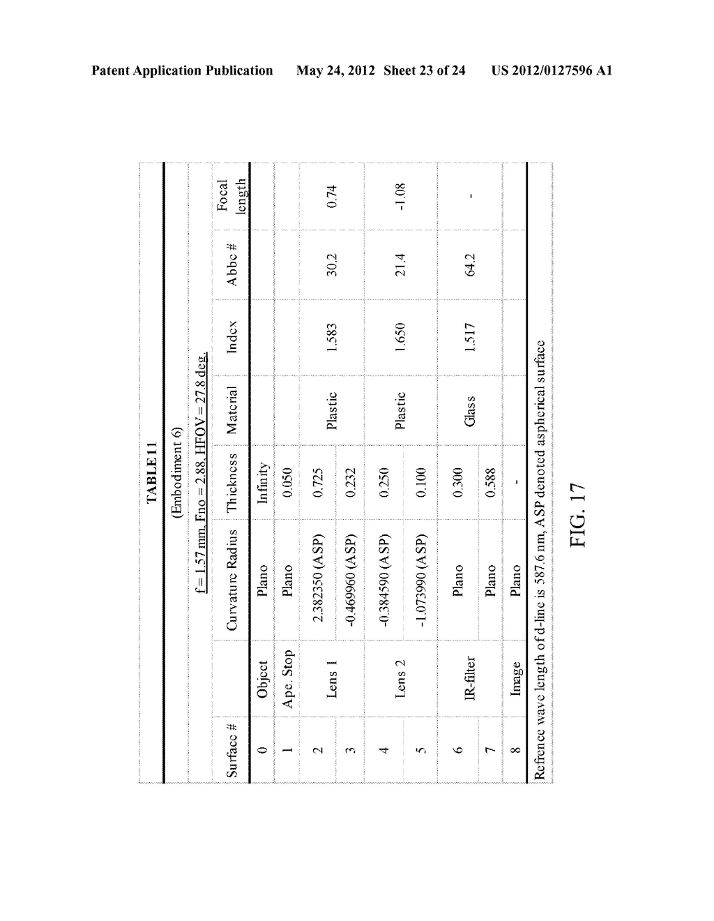 Thin Optical Lens Assembly - diagram, schematic, and image 24