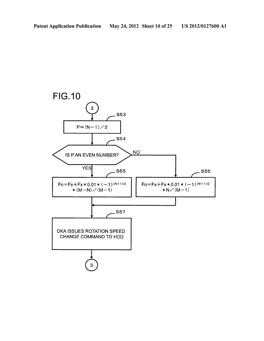 STORAGE CONTROL DEVICE AND ROTATION SPEED CONTROL METHOD FOR STORAGE     DEVICE - diagram, schematic, and image 11