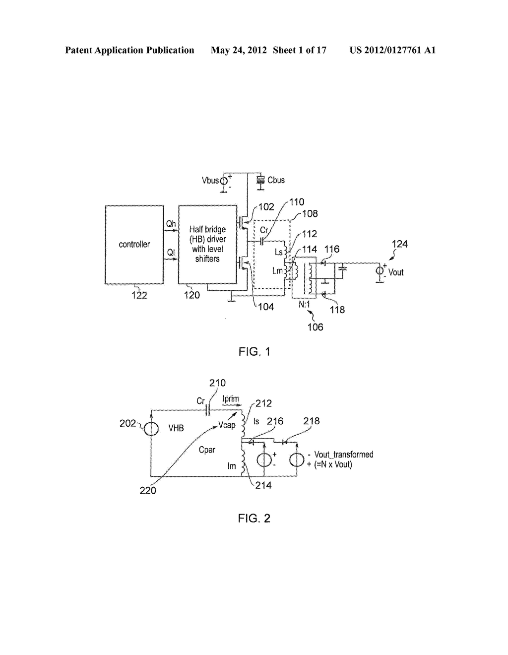 CIRCUIT FOR A RESONANT CONVERTER - diagram, schematic, and image 02