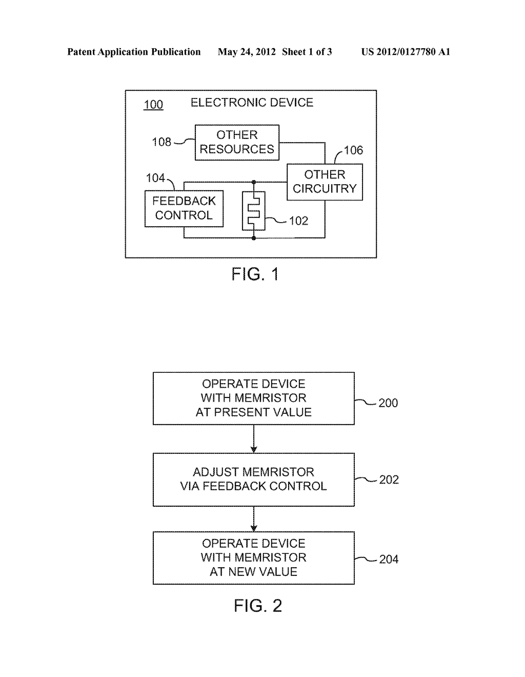 MEMORY RESISTOR ADJUSTMENT USING FEEDBACK CONTROL - diagram, schematic, and image 02