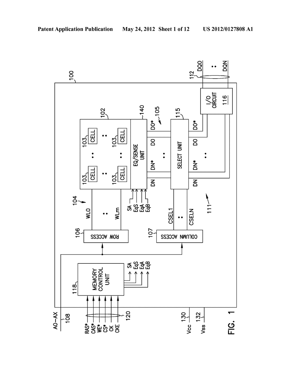 INTEGRATED CIRCUIT MEMORY OPERATION APPARATUS AND METHODS - diagram, schematic, and image 02