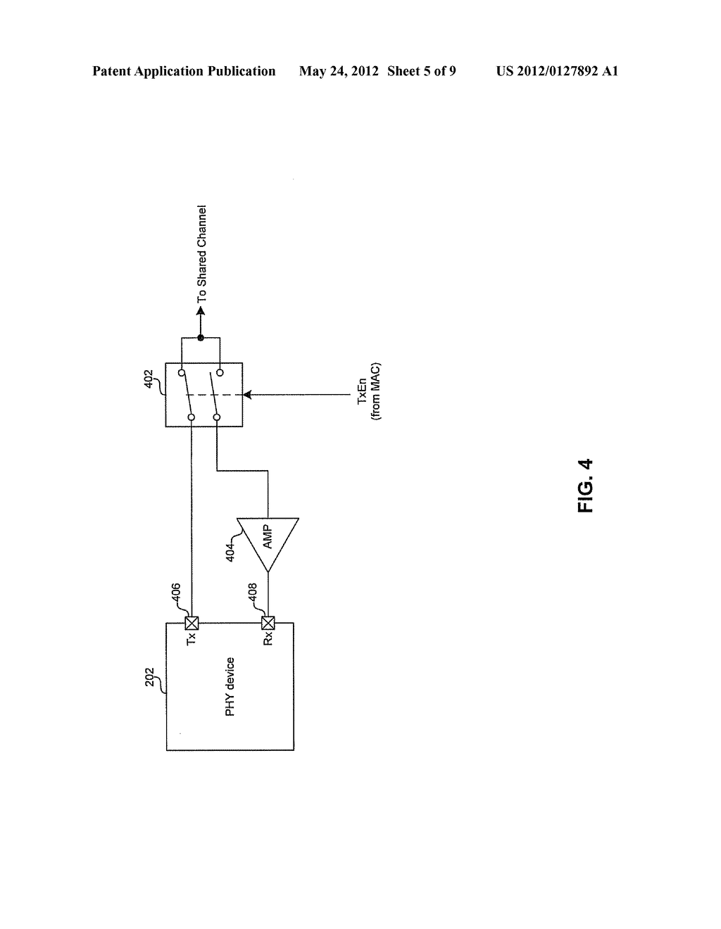 METHOD AND SYSTEM FOR UTILIZING A 10/100/1G/10G BASE-T PHY DEVICE FOR     SINGLE CHANNEL AND SHARED CHANNEL NETWORKS - diagram, schematic, and image 06