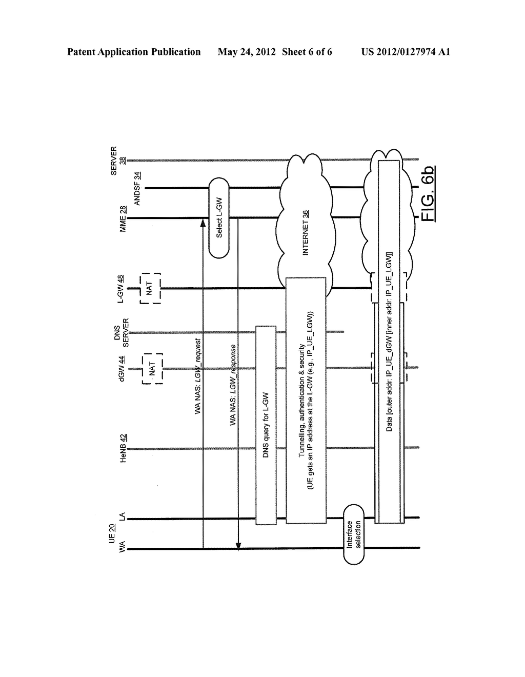 APPARATUS AND METHOD FOR SELECTION OF A GATEWAY OF A LOCAL AREA NETWORK - diagram, schematic, and image 07