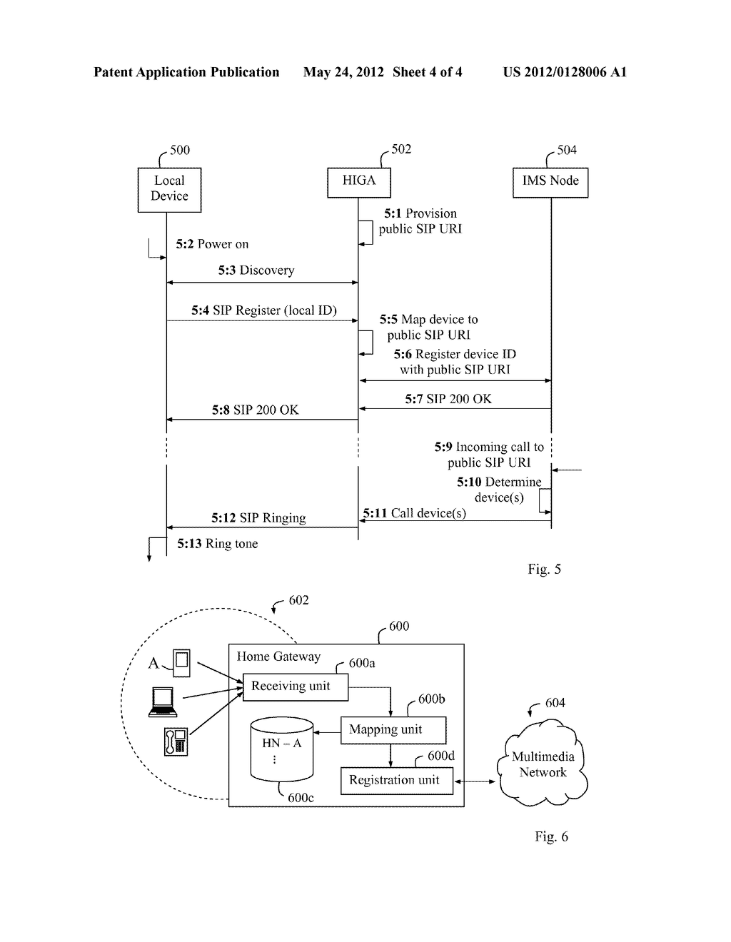 Method and Arrangement for Enabling Multimedia Services for a Device in a     Local Network - diagram, schematic, and image 05