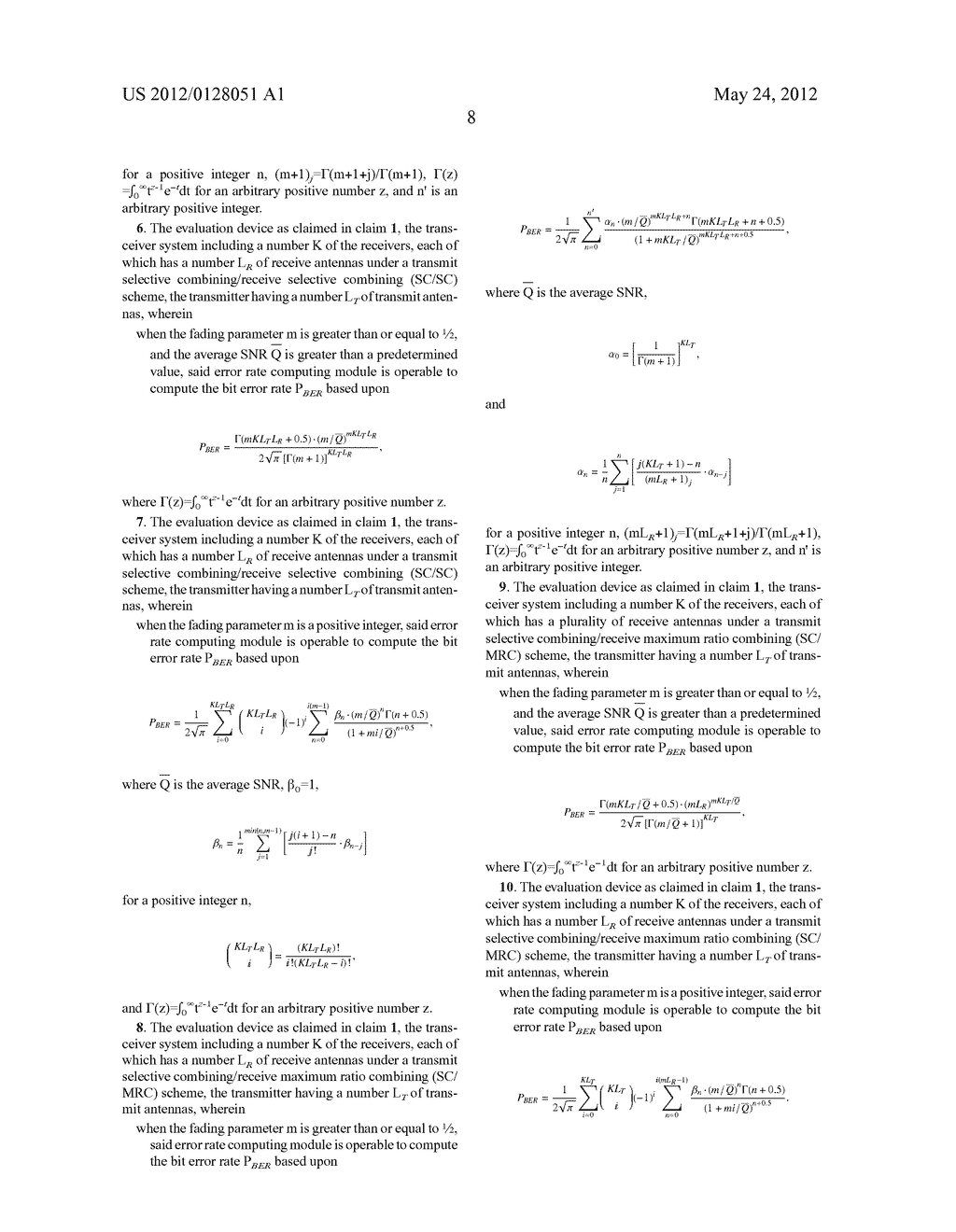 Evaluation Device for Providing a Transceiver System with Performance     Information Thereof - diagram, schematic, and image 15