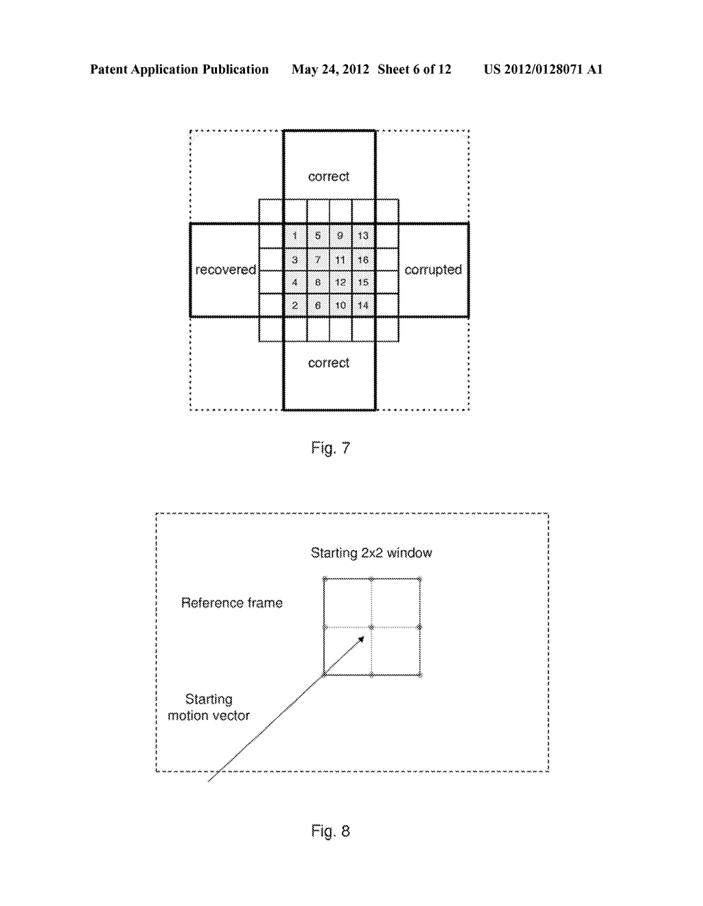 APPARATUS AND METHOD FOR PERFORMING ERROR CONCEALMENT OF INTER-CODED VIDEO     FRAMES - diagram, schematic, and image 07