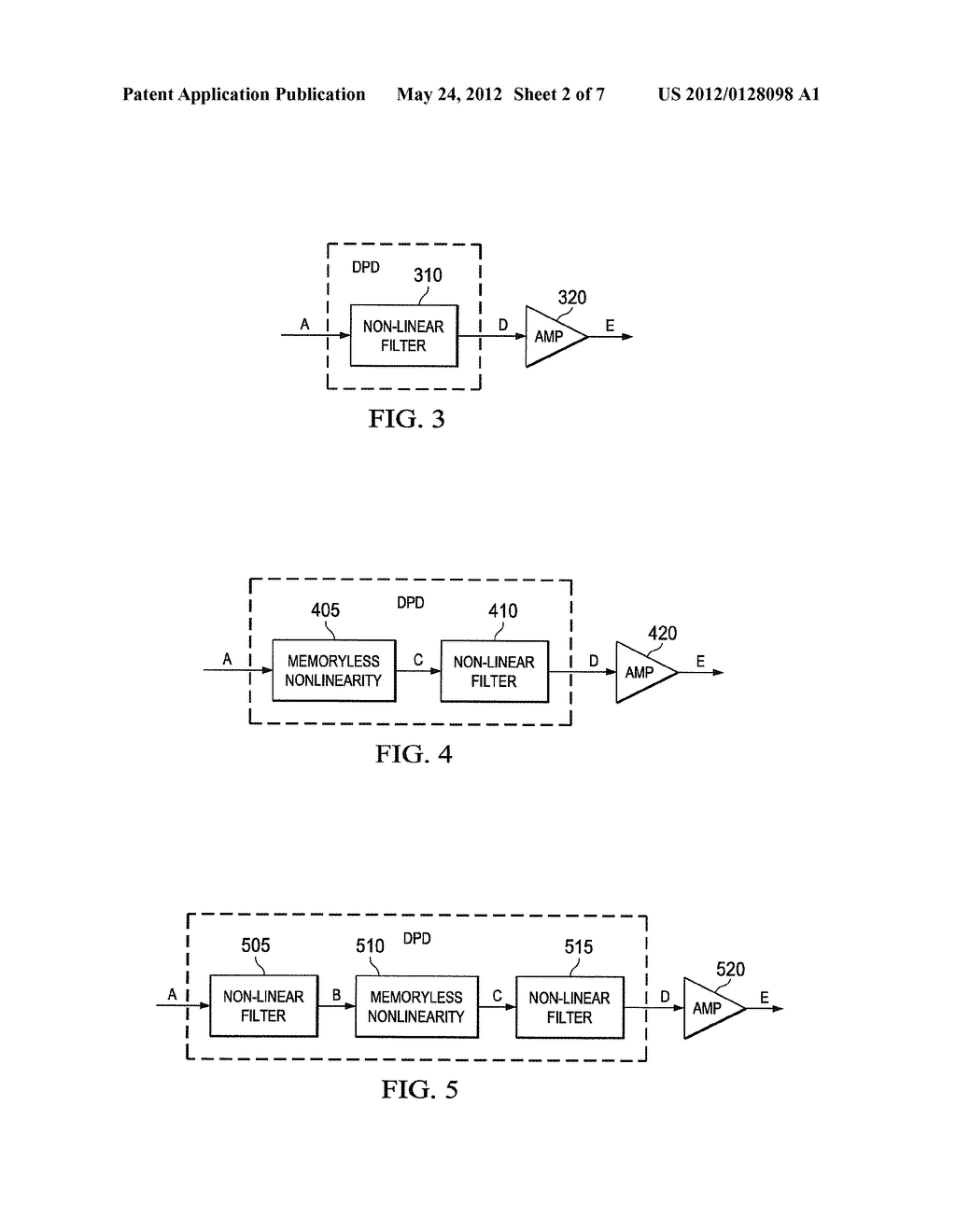 APPARATUS AND METHOD FOR DIGITAL PREDISTORTION OF NON-LINEAR AMPLIFIERS - diagram, schematic, and image 03