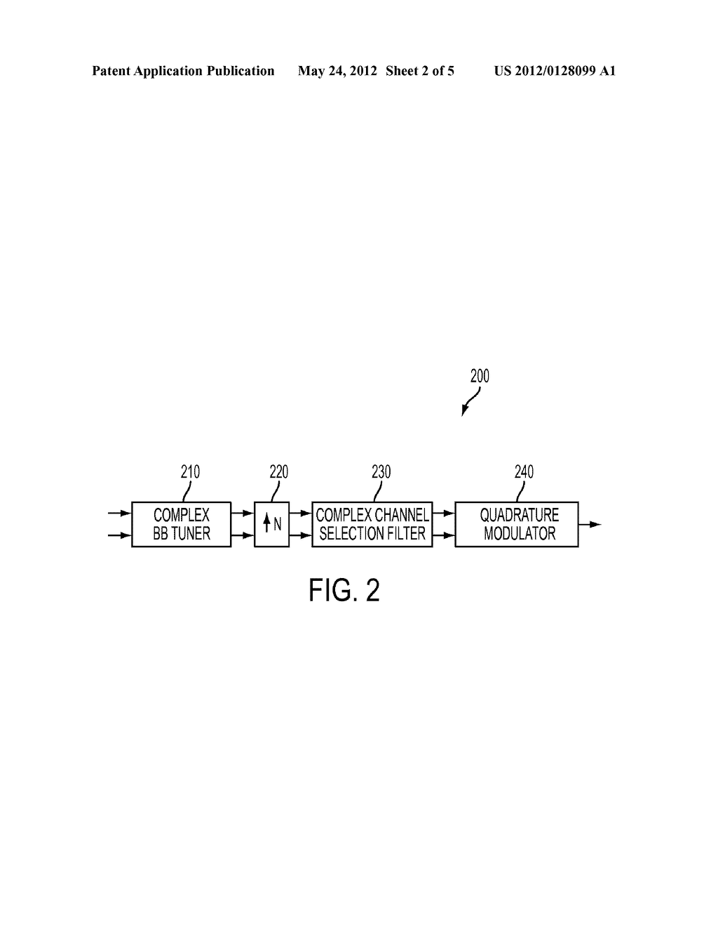 Method and Frequency Agile Pre-distorted Transmitter Using Programmable     Digital Up and Down Conversion - diagram, schematic, and image 03