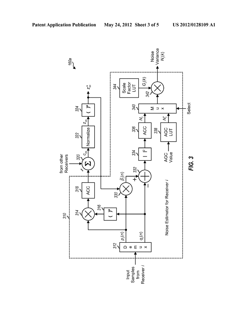 NOISE ESTIMATION FORWIRELESS COMMUNICATION - diagram, schematic, and image 04