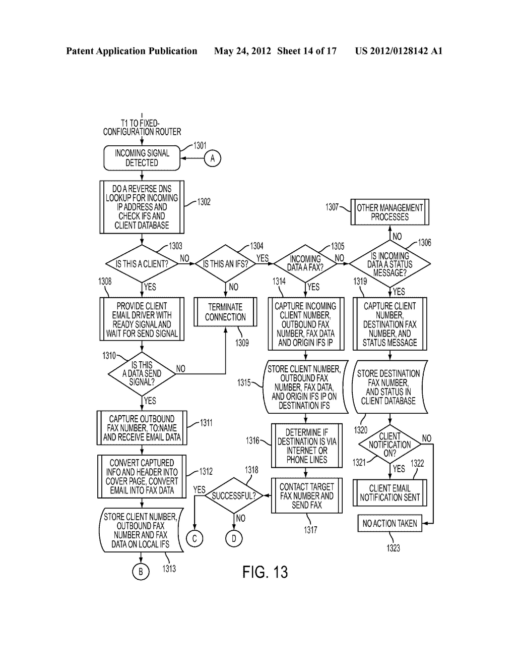 System for Interconnecting Standard Telephony Communications Equipment to     Internet - diagram, schematic, and image 15