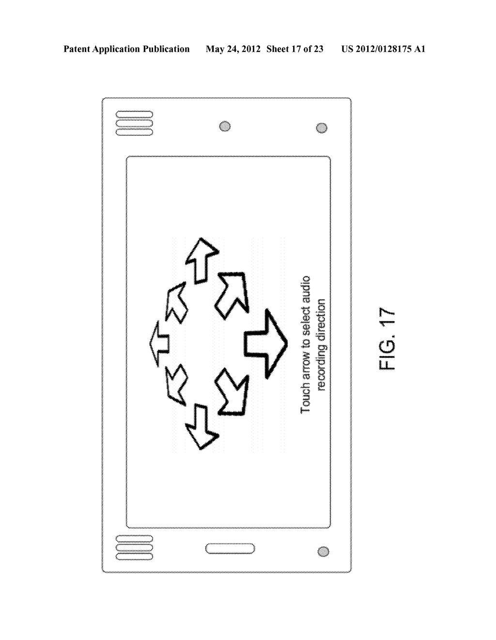 SYSTEMS, METHODS, APPARATUS, AND COMPUTER-READABLE MEDIA FOR     ORIENTATION-SENSITIVE RECORDING CONTROL - diagram, schematic, and image 18