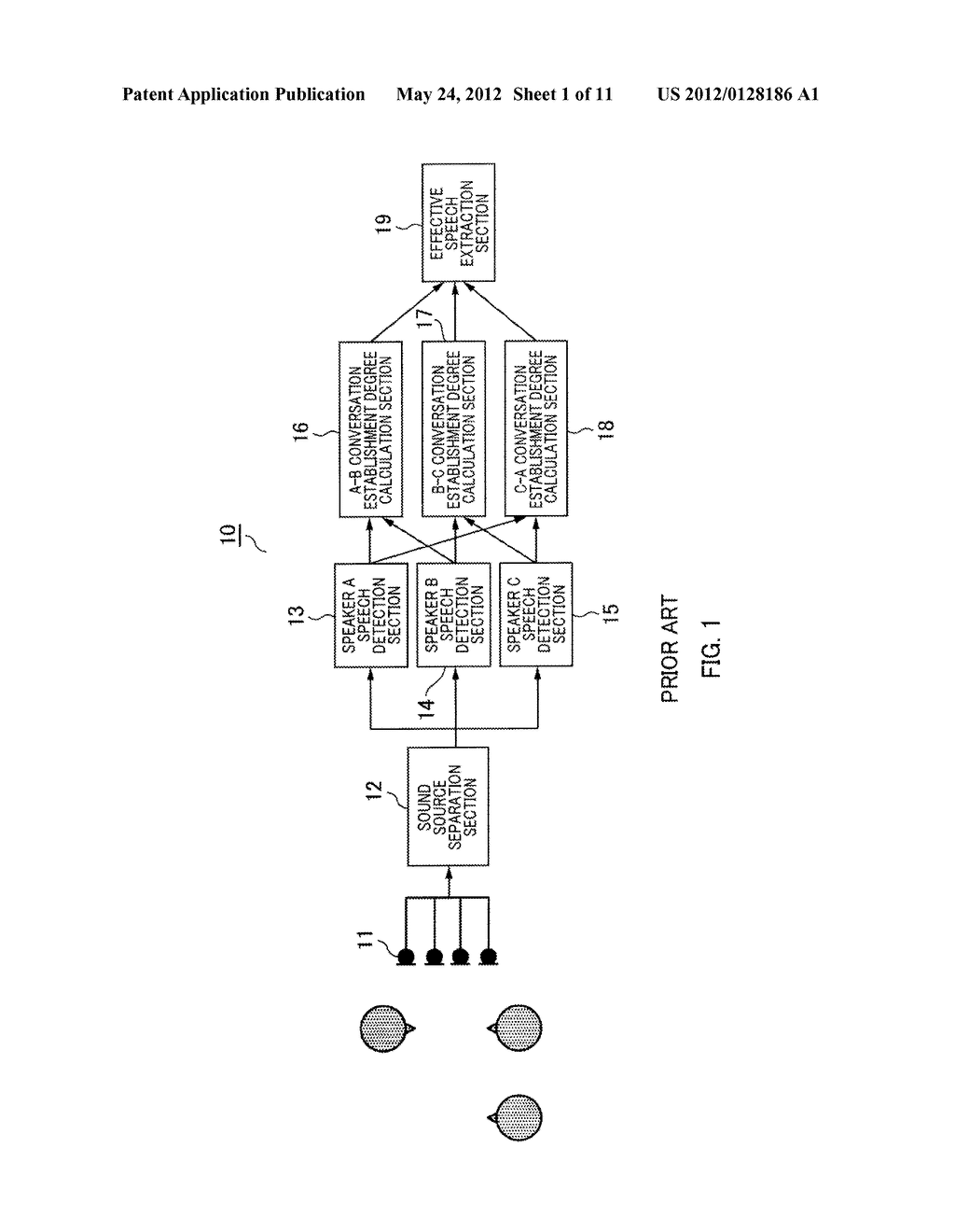 CONVERSATION DETECTION APPARATUS, HEARING AID, AND CONVERSATION DETECTION     METHOD - diagram, schematic, and image 02