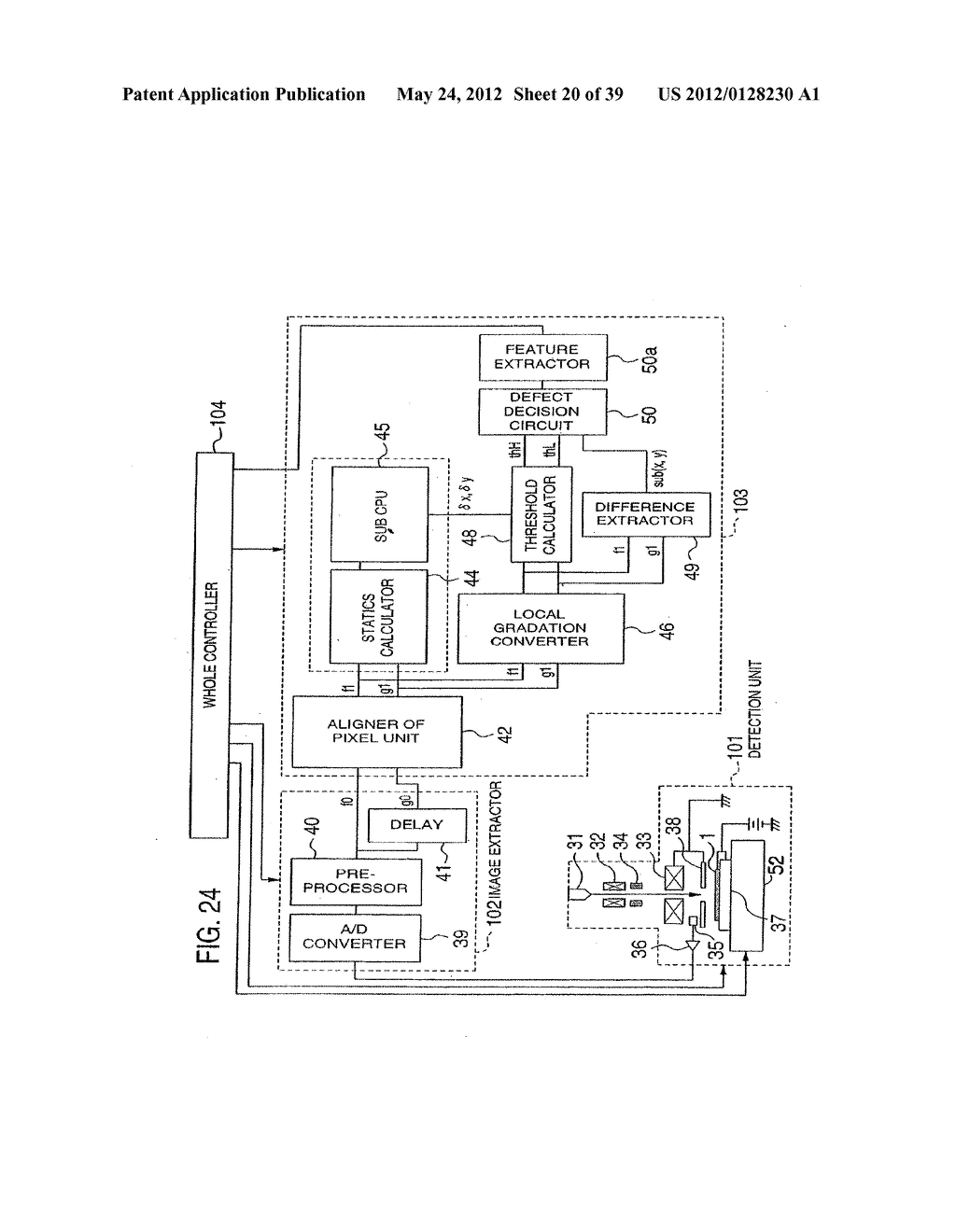 DEFECT INSPECTION METHOD AND APPARATUS - diagram, schematic, and image 21