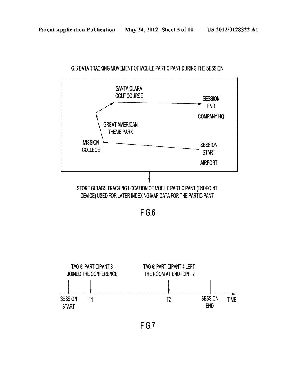 Geographical Location Information/Signal Quality-Context Based Recording     and Playback of Multimedia Data from a Conference Session - diagram, schematic, and image 06