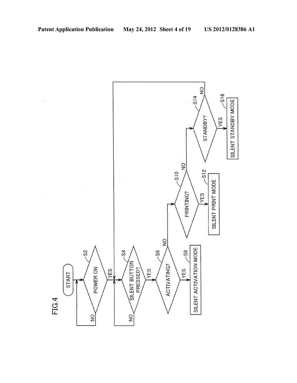 IMAGE FORMING APPARATUS CONTROLLING OPERATION NOISE VOLUME - diagram, schematic, and image 05