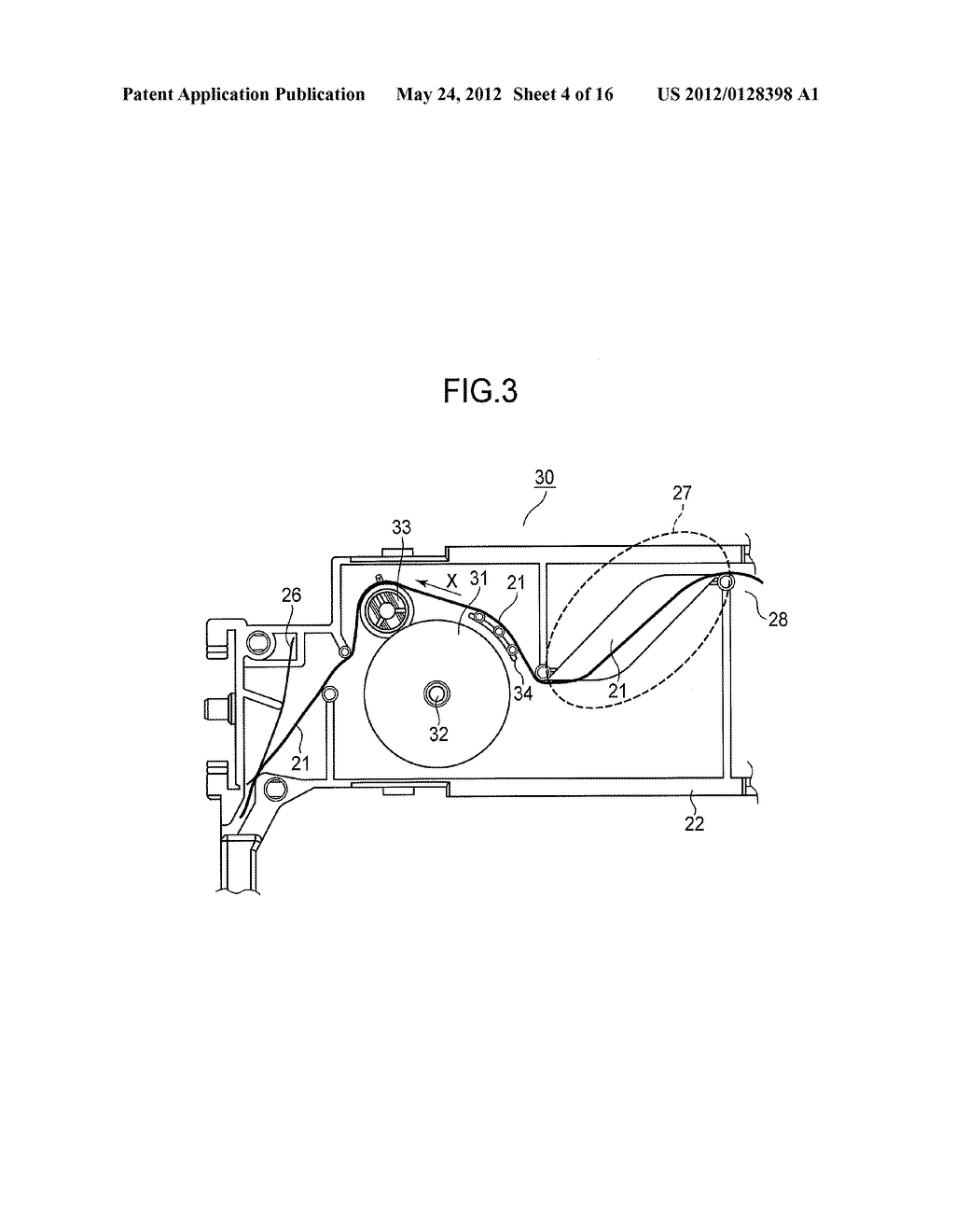 INK RIBBON CARTRIDGE AND PRINTER - diagram, schematic, and image 05