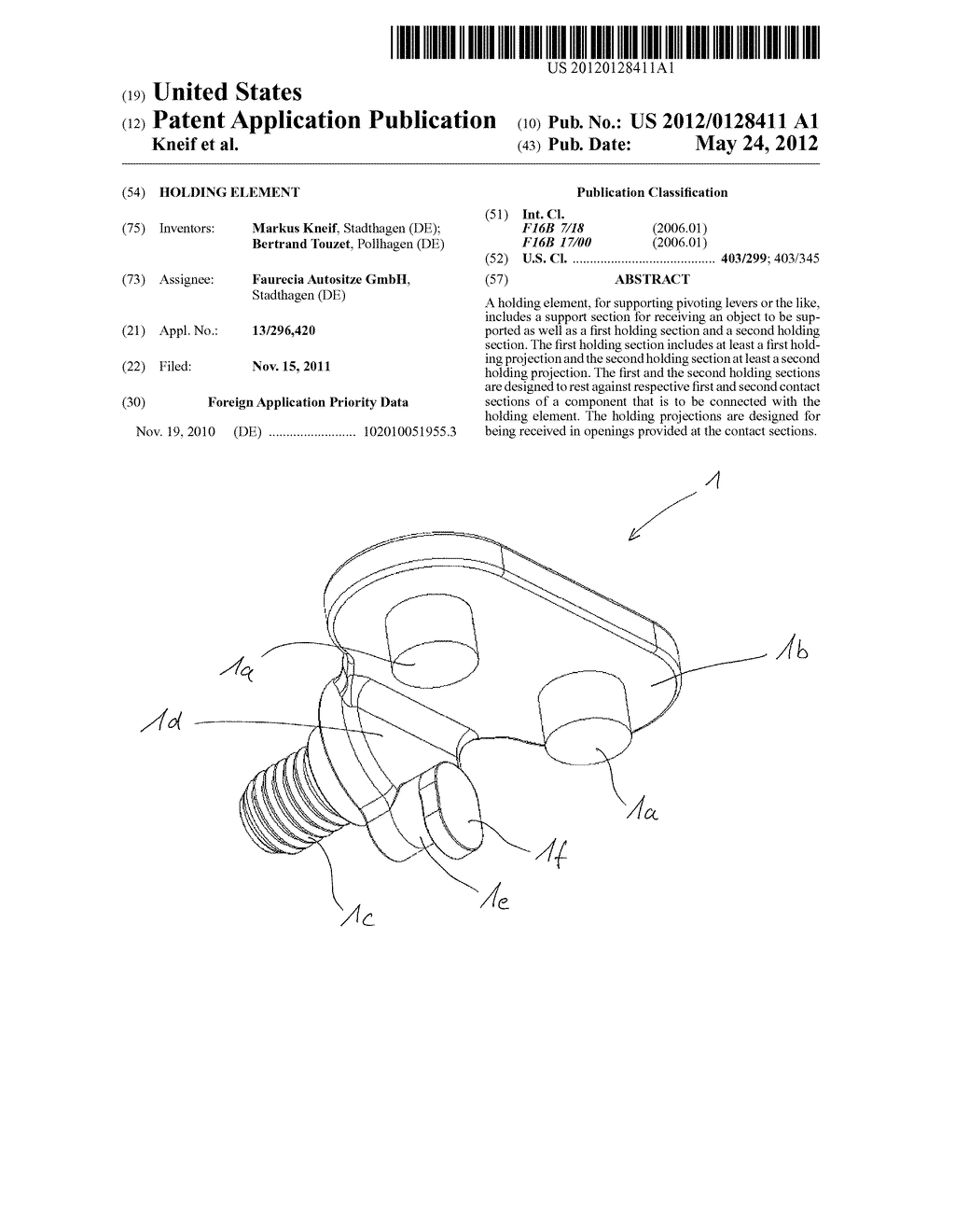 HOLDING ELEMENT - diagram, schematic, and image 01