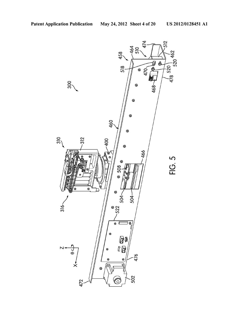 METHOD AND APPARATUS FOR EFFECTING TRANSFER OF REACTION RECEPTACLES IN AN     INSTRUMENT FOR MULTI-STEP ANALYTICAL PROCEDURES - diagram, schematic, and image 05