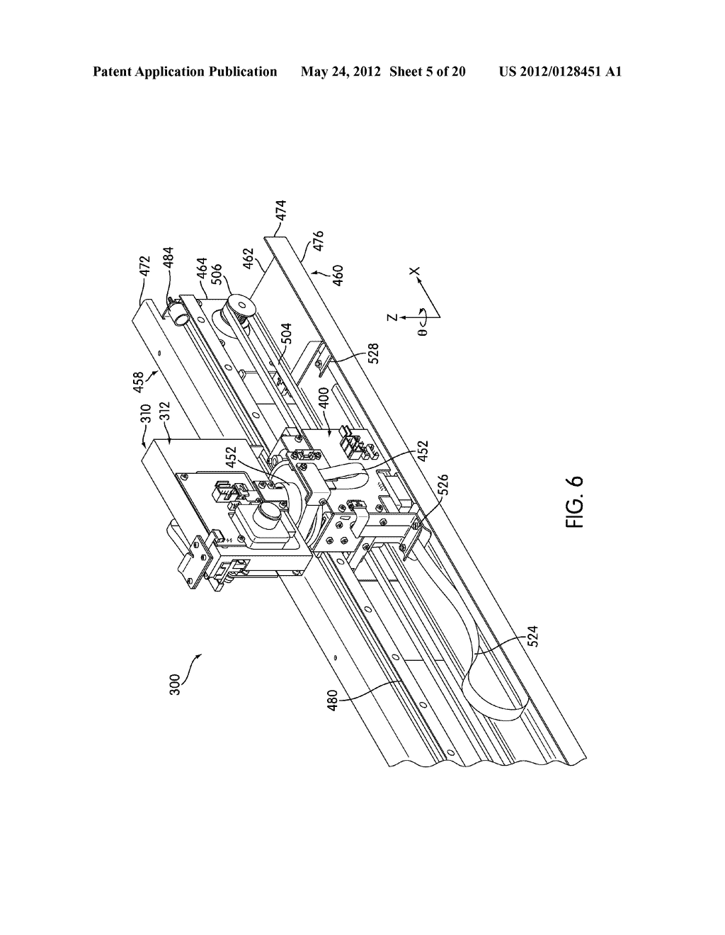 METHOD AND APPARATUS FOR EFFECTING TRANSFER OF REACTION RECEPTACLES IN AN     INSTRUMENT FOR MULTI-STEP ANALYTICAL PROCEDURES - diagram, schematic, and image 06