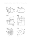 Rotor section for a rotor of a turbomachine, and rotor blade for a     turbomachine diagram and image