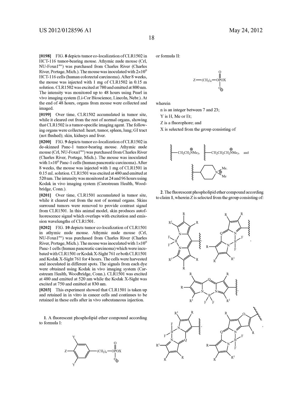 FLUORESCENT PHOSPHOLIPID ETHER COMPOUNDS, COMPOSITIONS, AND METHODS OF USE - diagram, schematic, and image 31