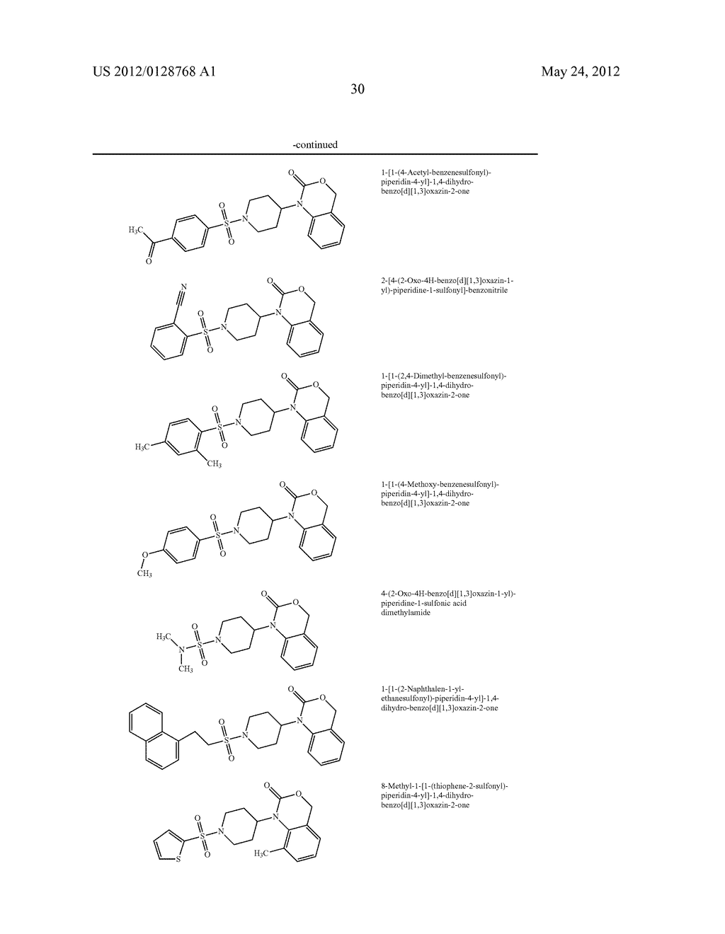 ACTIVE SUBSTANCE COMBINATION COMPRISING A COMPOUND WITH NPY RECEPTOR     AFFINITY AND A COMPOUND WITH 5-HT6 RECEPTOR AFFINITY - diagram, schematic, and image 31