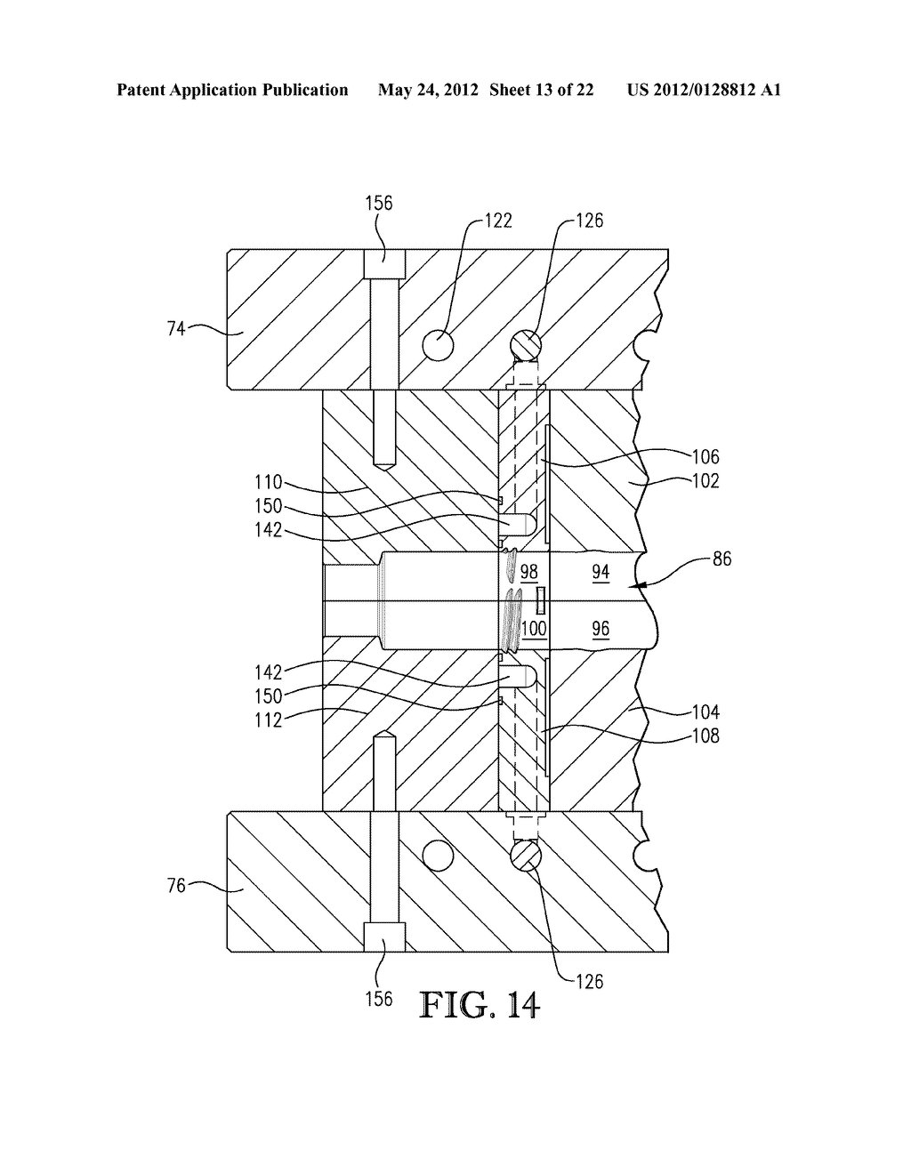 INJECTION BLOW MOLDING SYSTEM WITH ENHANCED HEAT TRANSFER CHANNEL     CONFIGURATION - diagram, schematic, and image 14