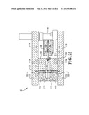 INJECTION BLOW MOLDING SYSTEM WITH ENHANCED HEAT TRANSFER CHANNEL     CONFIGURATION diagram and image