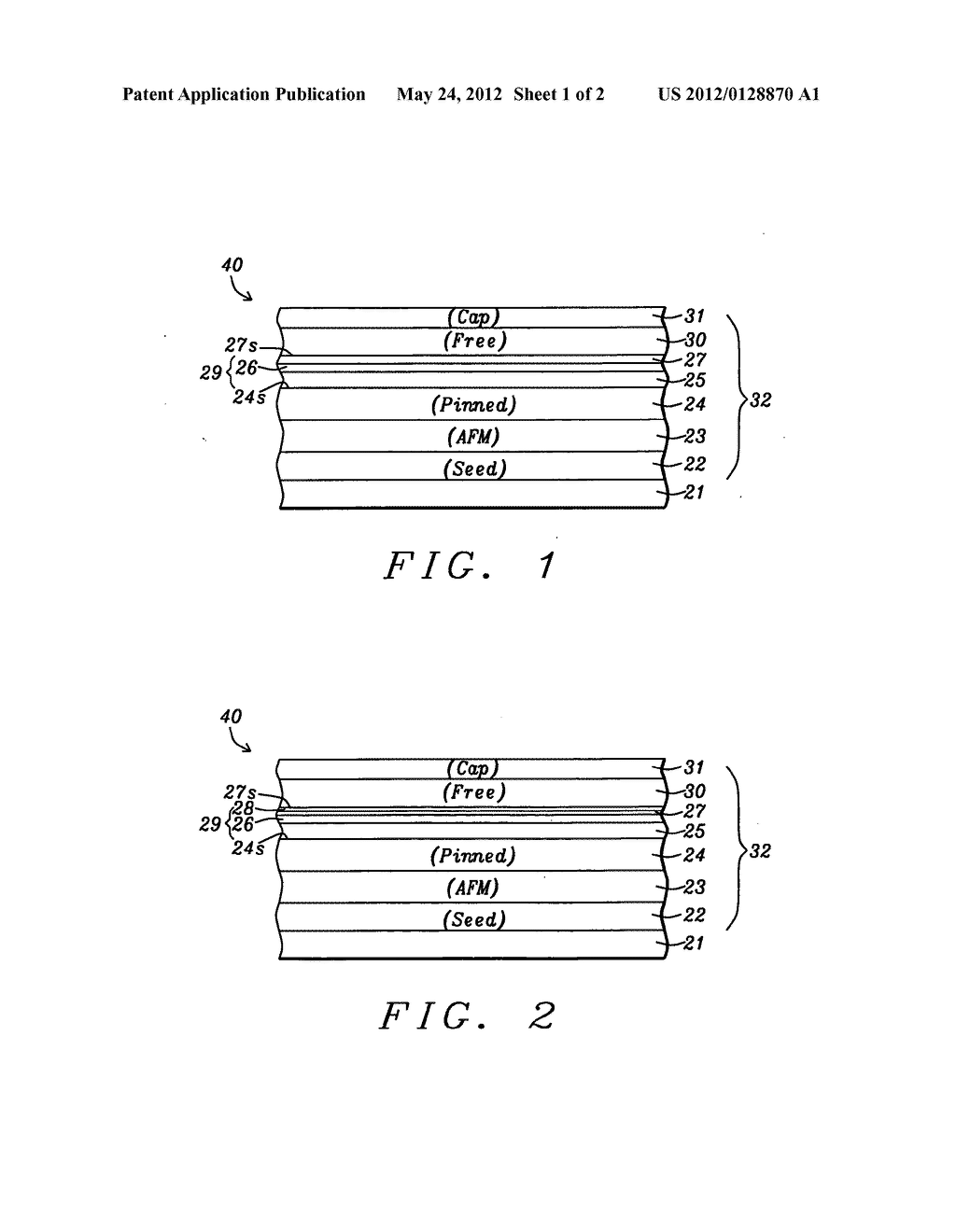 TMR DEVICE WITH IMPROVED MGO BARRIER - diagram, schematic, and image 02