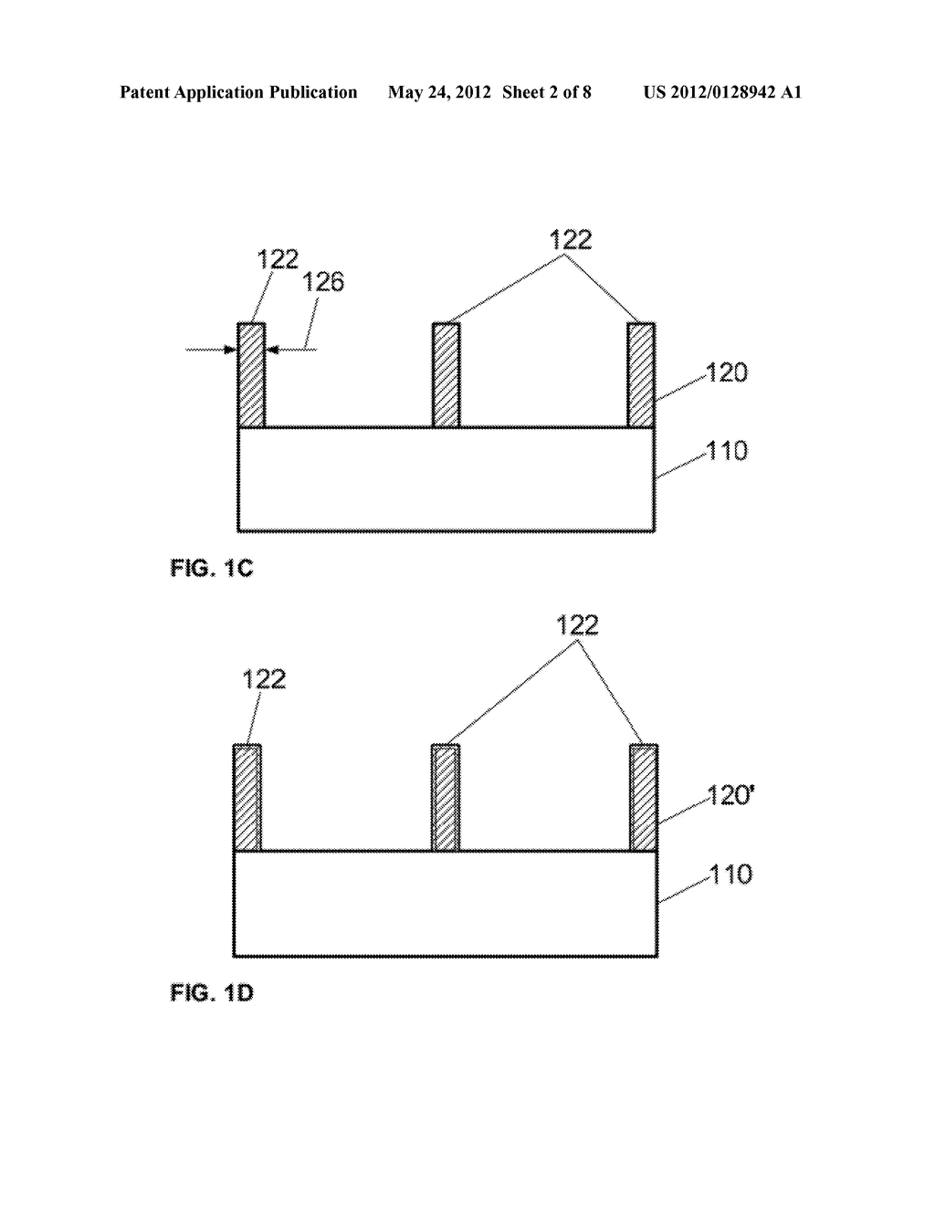 DOUBLE PATTERNING WITH INLINE CRITICAL DIMENSION SLIMMING - diagram, schematic, and image 03