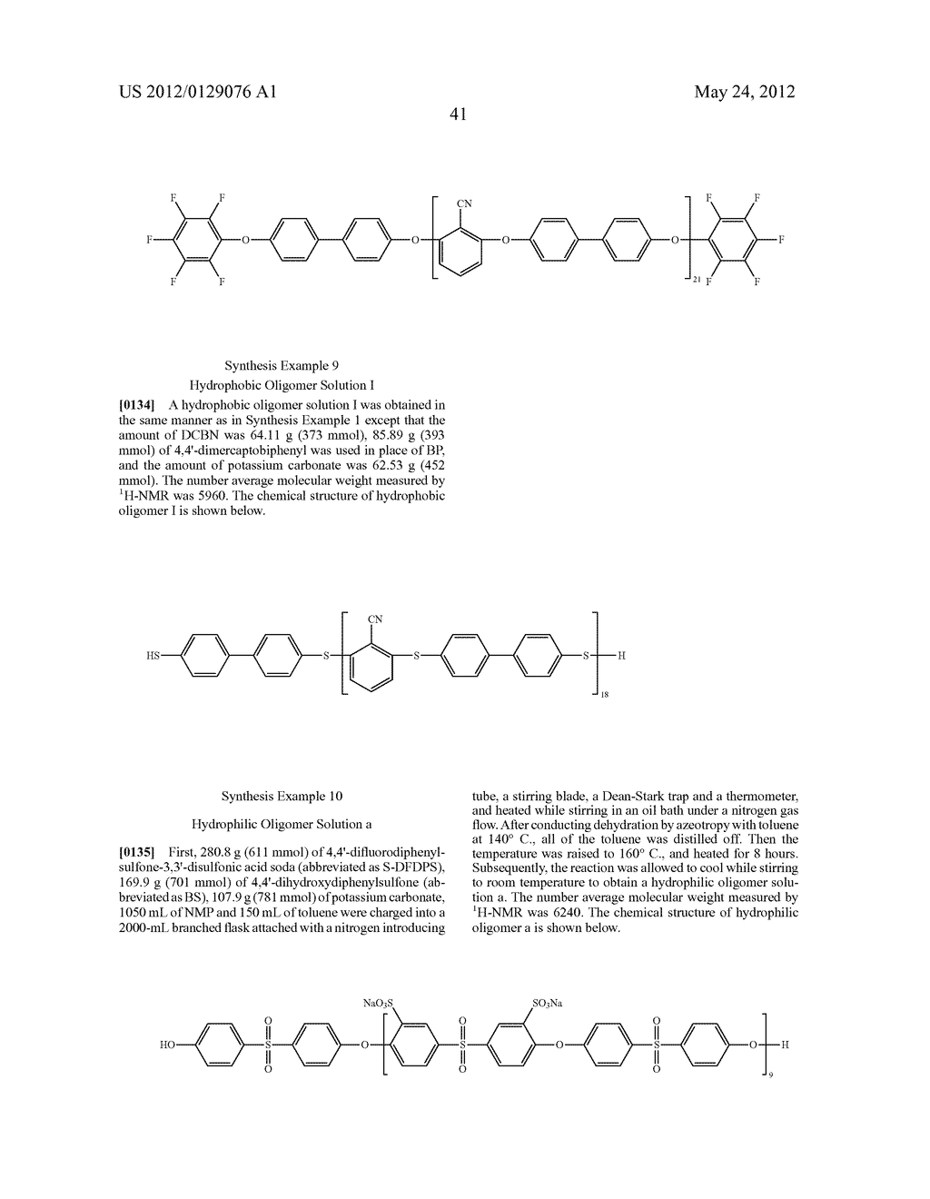 Novel Sulfonic Acid Group-Containing Segmented Block Copolymer and Use     Thereof - diagram, schematic, and image 44