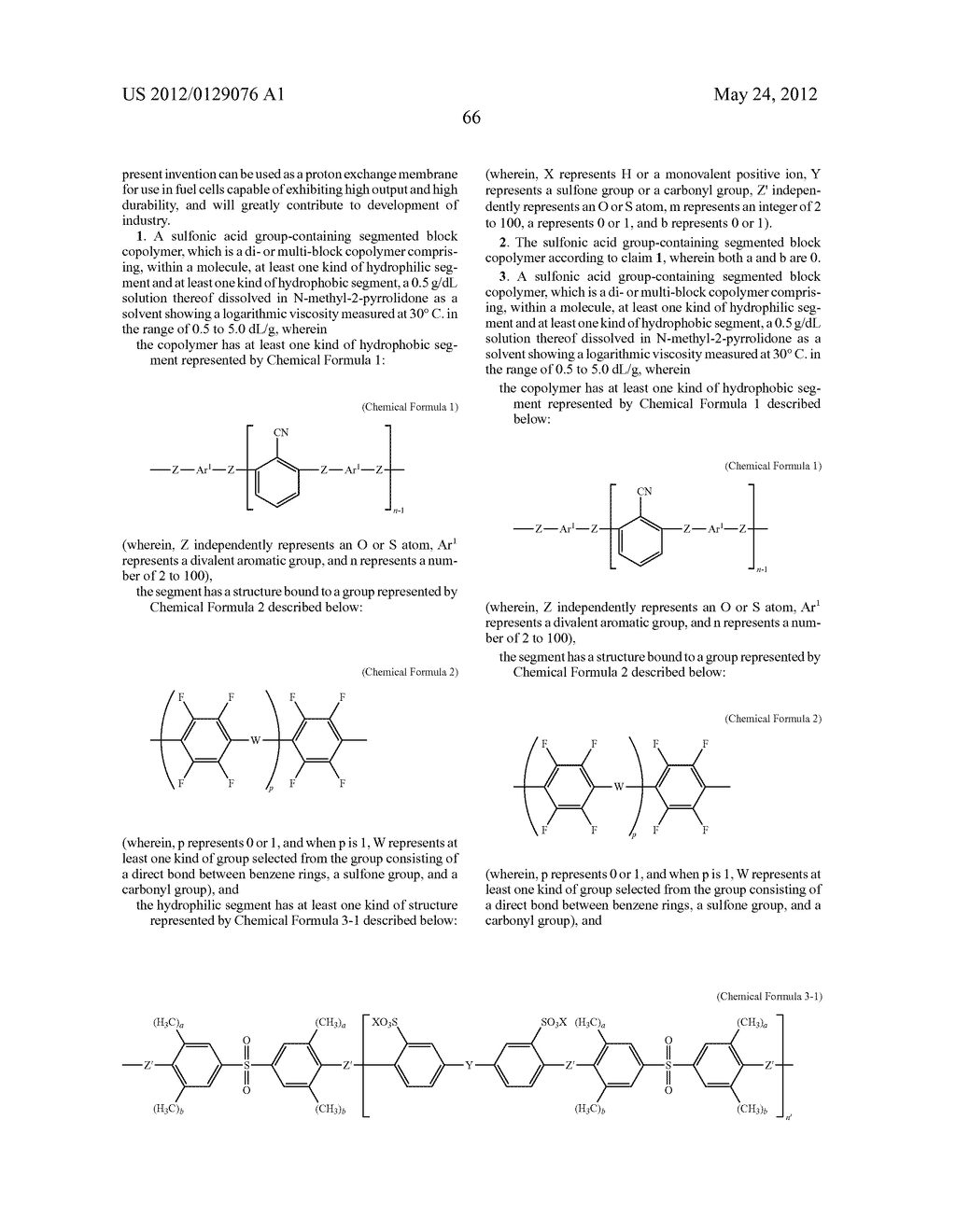 Novel Sulfonic Acid Group-Containing Segmented Block Copolymer and Use     Thereof - diagram, schematic, and image 69