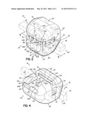 SELF-LIGATING ORTHODONTIC BRACKET HAVING UNDERCUTS AND RELATED METHODS diagram and image